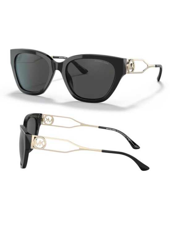 New Michael Kors Lake Como Women\'s Black Cat Eye Sunglasses